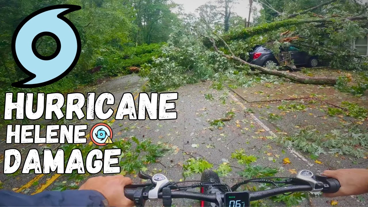 Hurricane Helene Damage || Greenville SC Neighborhood