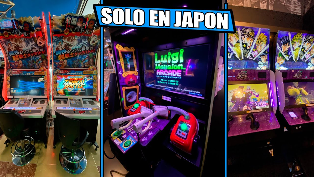 Estos ARCADES de JAPON son MUY RAROS