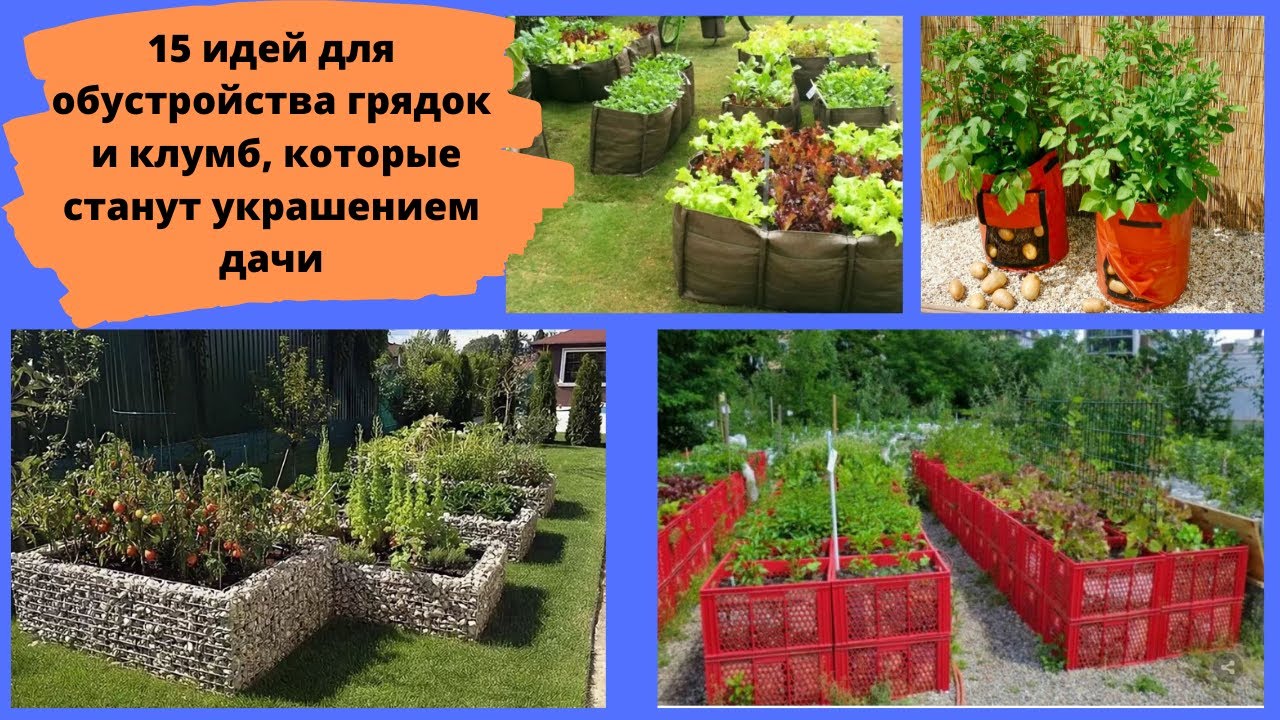 15 идей для обустройства грядок и клумб, которые станут украшением дачи