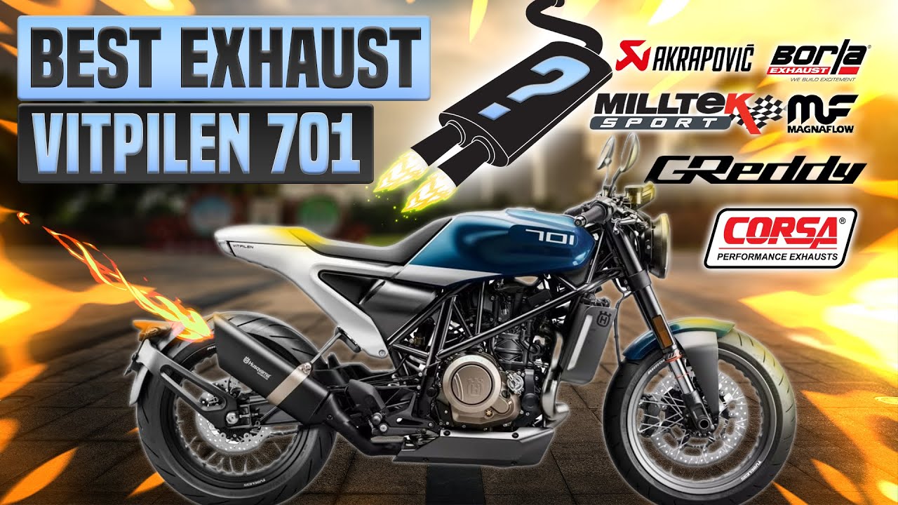 Husqvarna Vitpilen 701 Exhaust Sound🔥 Arrow,Stock,LeoVince,Akrapovic,Straight Pipe,Review,Modified+