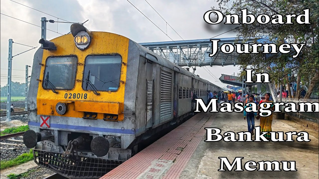 Masagram Bankura Memu train Journey Vlog