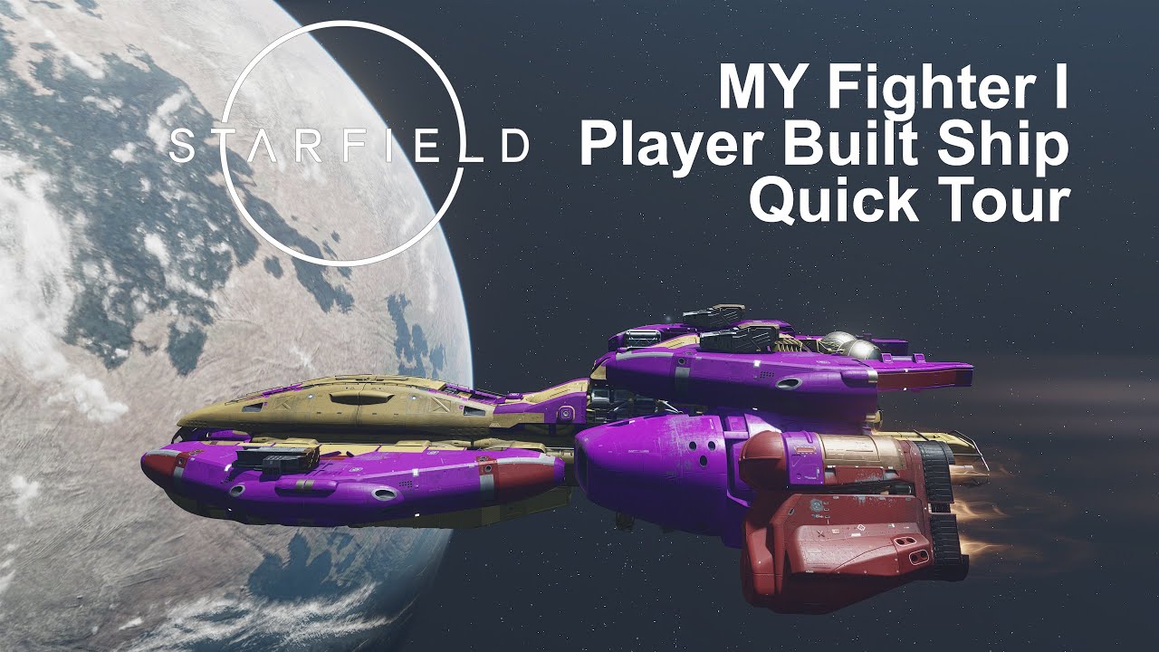 STARFIELD | MY Fighter I - Player Built Ship - Quick Tour | PC &bull; RTX3080 Ti #starfield
