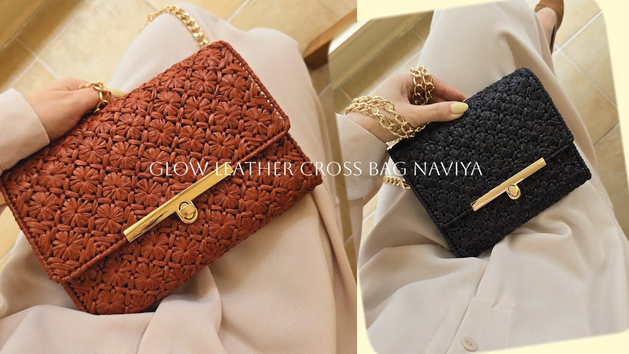 1부 | 누구나 만들수 있는 환상적인 무늬 패턴💖 Glow leather cross bag