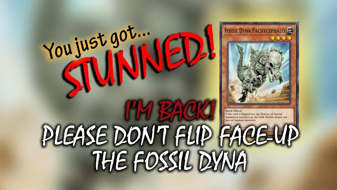 I'm Back! Please Don't Flip Face-up Fossil Dyna | Yu-Gi-Oh! Master Duel