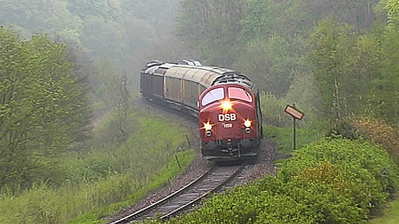 DSB MY 1159 i front for godstog til Herning - Fra før verden gik af lave nr. 42