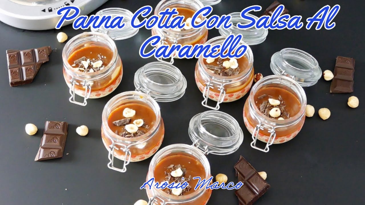 Panna Cotta Con Salsa Al Caramello