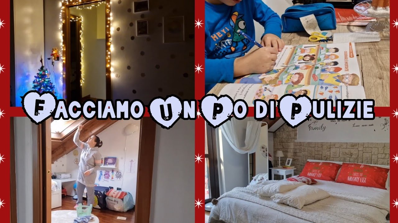 Vlogmas#12/ Facciamo un po di pulizie insieme/sta arrivando la Neve