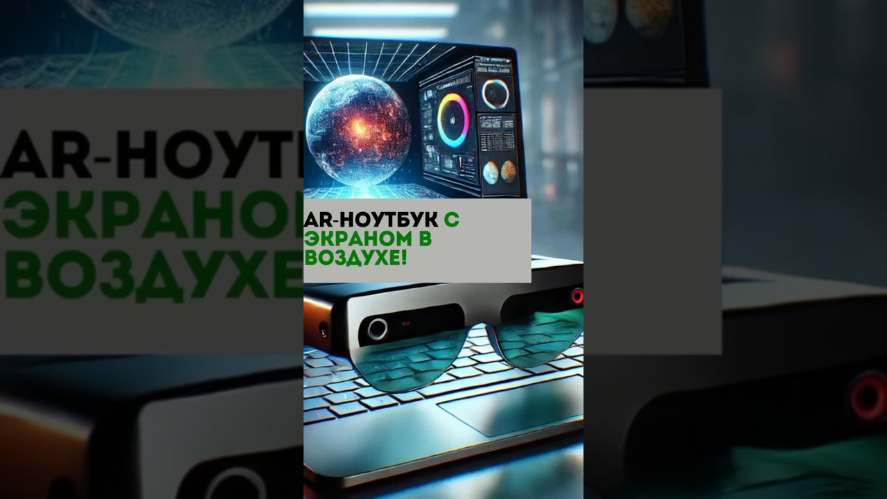 AR ноутбук с экраном в воздухе🌬️