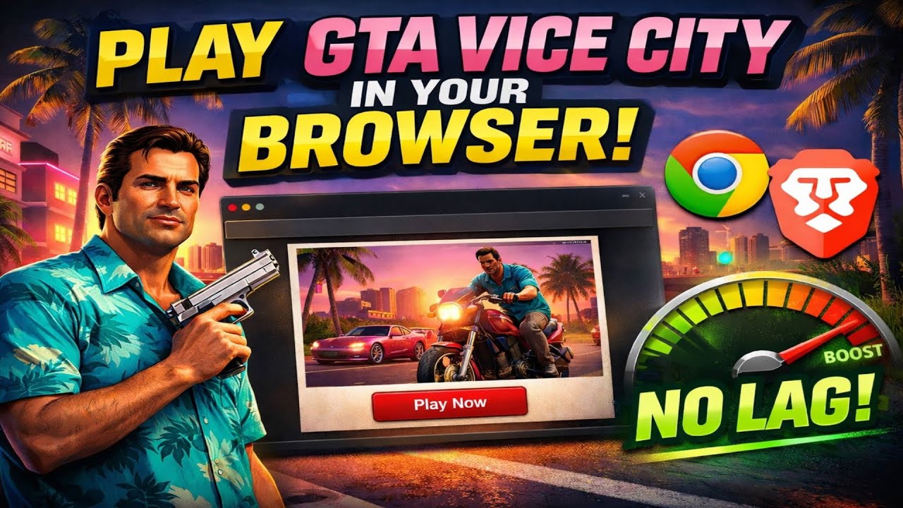 Играйте в GTA Vice City в браузере (исправлены лаги и просадки FPS!)