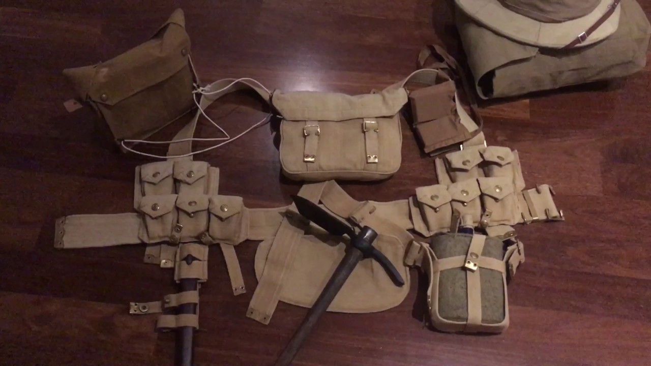WW1 British P08 webbing and props for short films