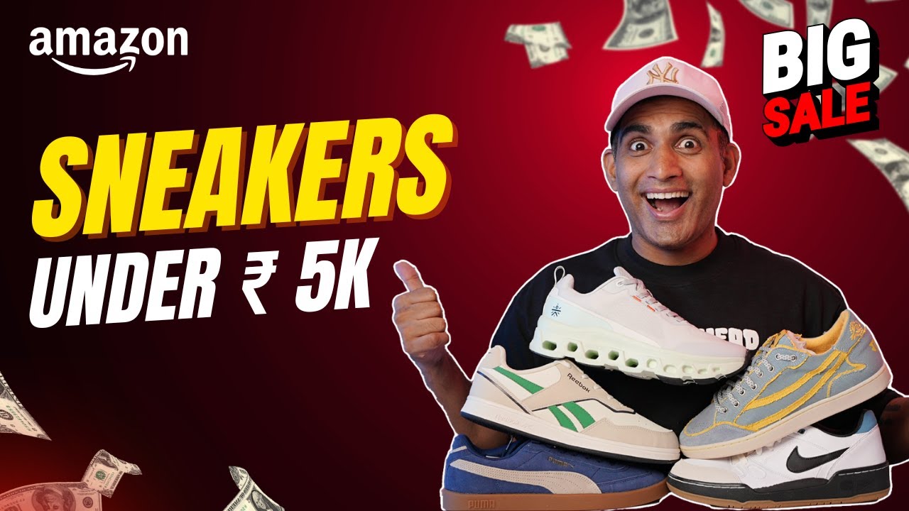 Best Sneaker Finds Under ₹5K 🔥 Amazon India 👟 Budget Trendy Sneaker Finds 2025 #Sneakers #under5k