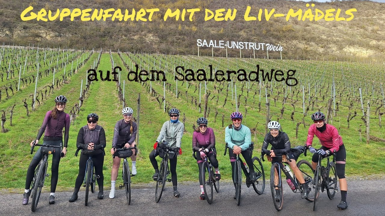 Liv-Treffen in Jena: 8 Radlerinnen auf der Entdeckung des Saaleradwegs
