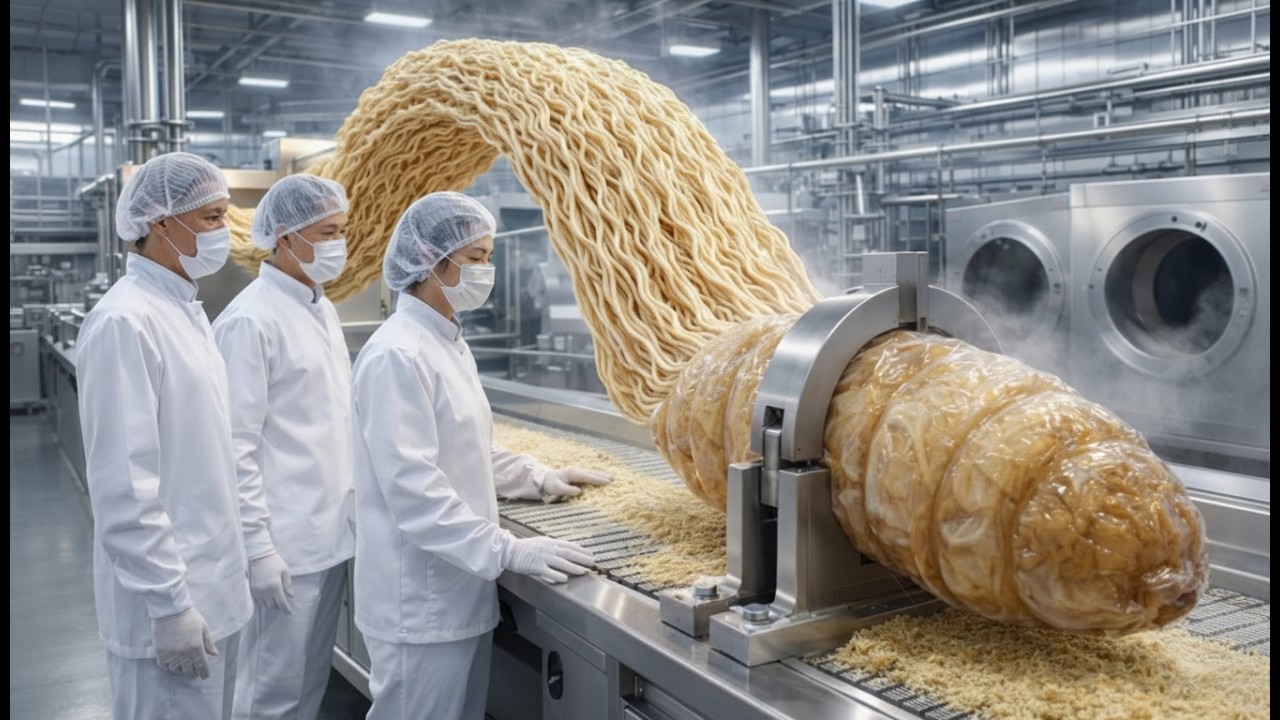 The Future of Protein: How the World's Most Advanced Factory Turns Mealworms into Noodles!