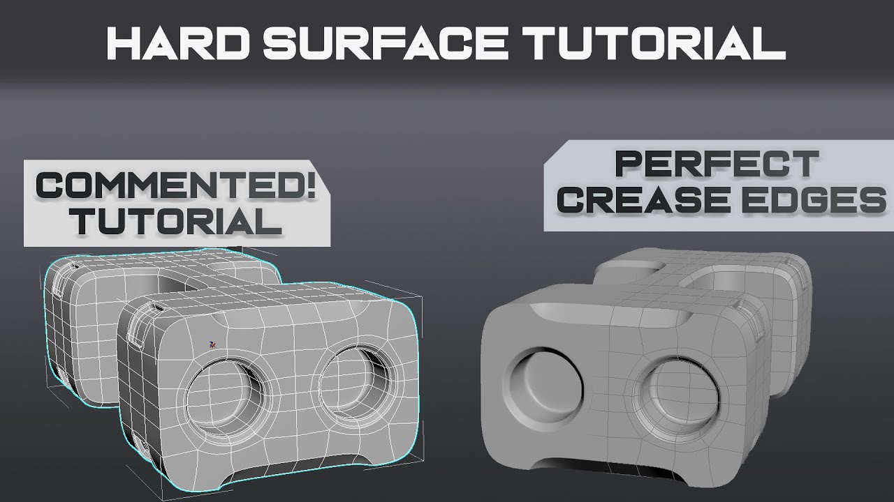 Hard Surface Tutorial: Sharp Edges Expained!. #hardsurface #3dsmax #tutorial