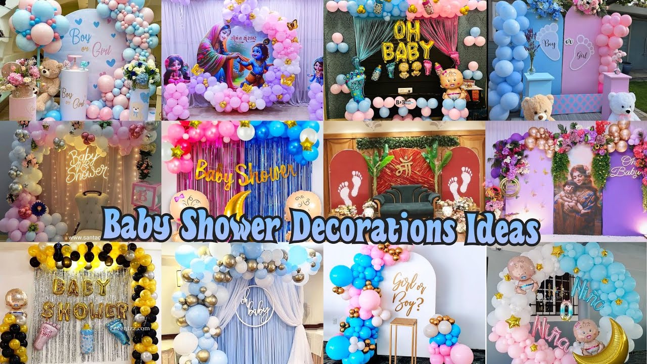 Baby Shower Decorations Ideas/Mom to be decor at home/Baby Boy&Girl Decorations Ideas 