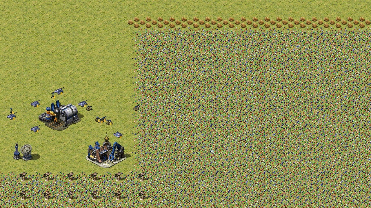 Red alert 2 | Extra hard AI | 7 vs 1 | Left And Right | America