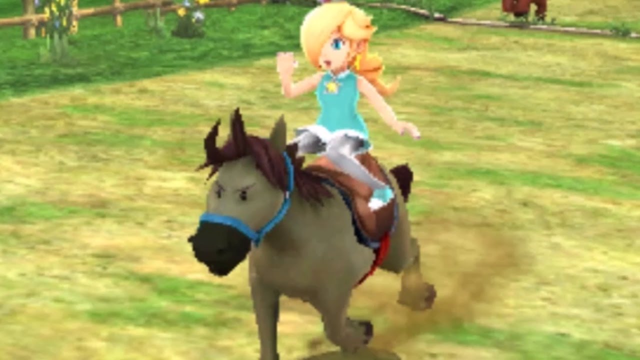 Mario Sports Superstars - Horse Racing - Mushroom & Flower Cup