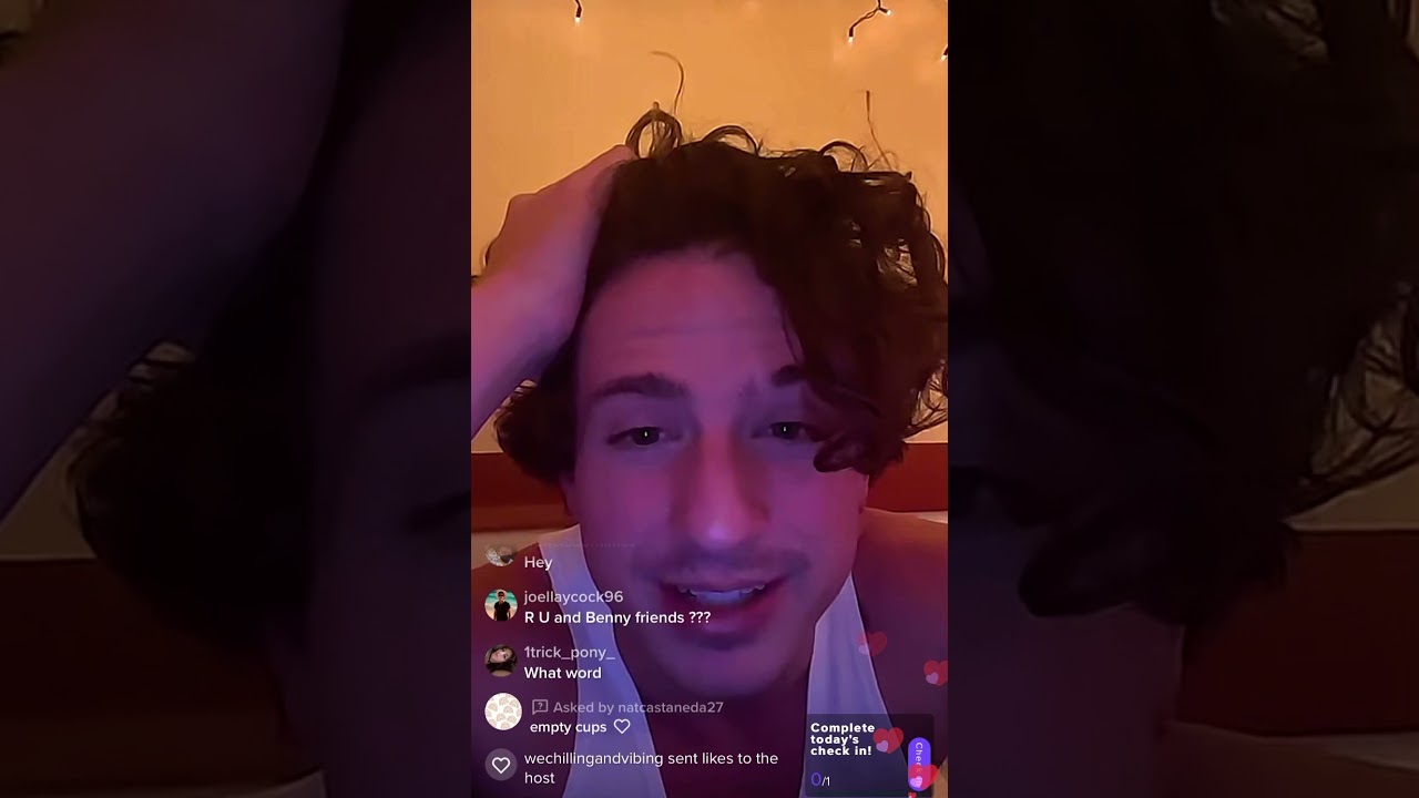 Charlie Puth TikTok Live | November 3, 2021
