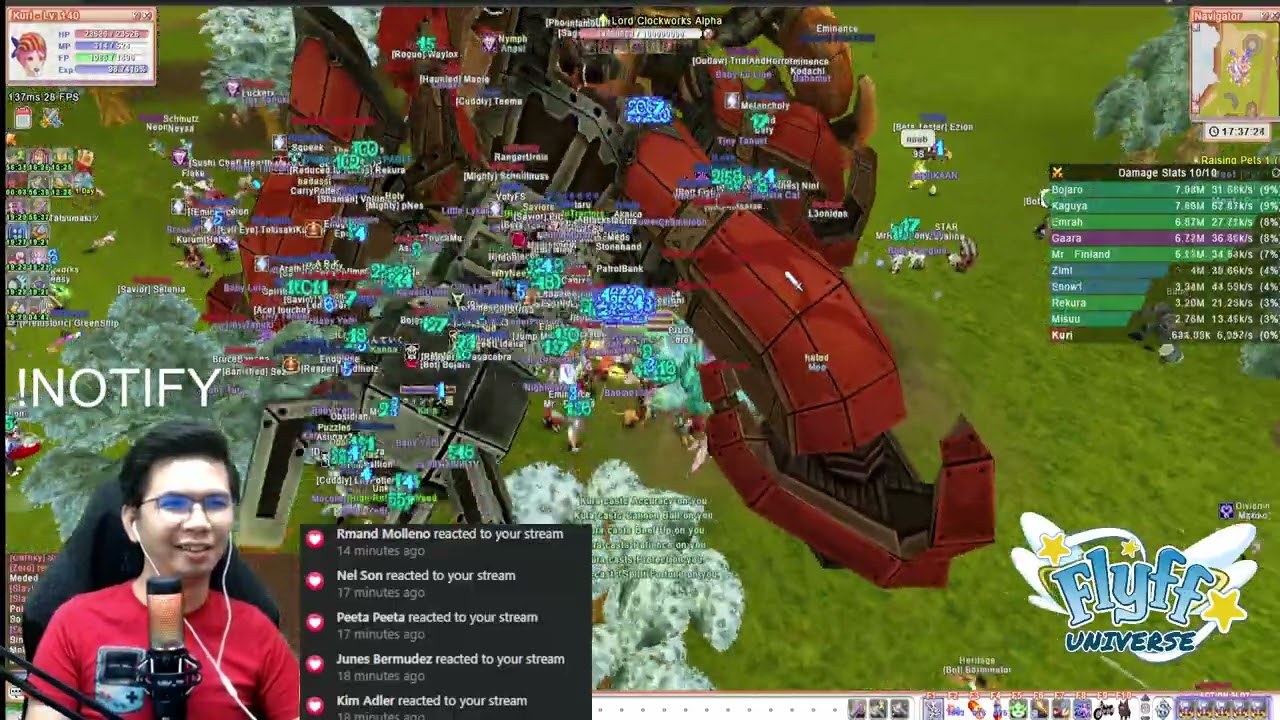 Flyff Universe - World Boss + Monster Invasion | Totemia Server!
