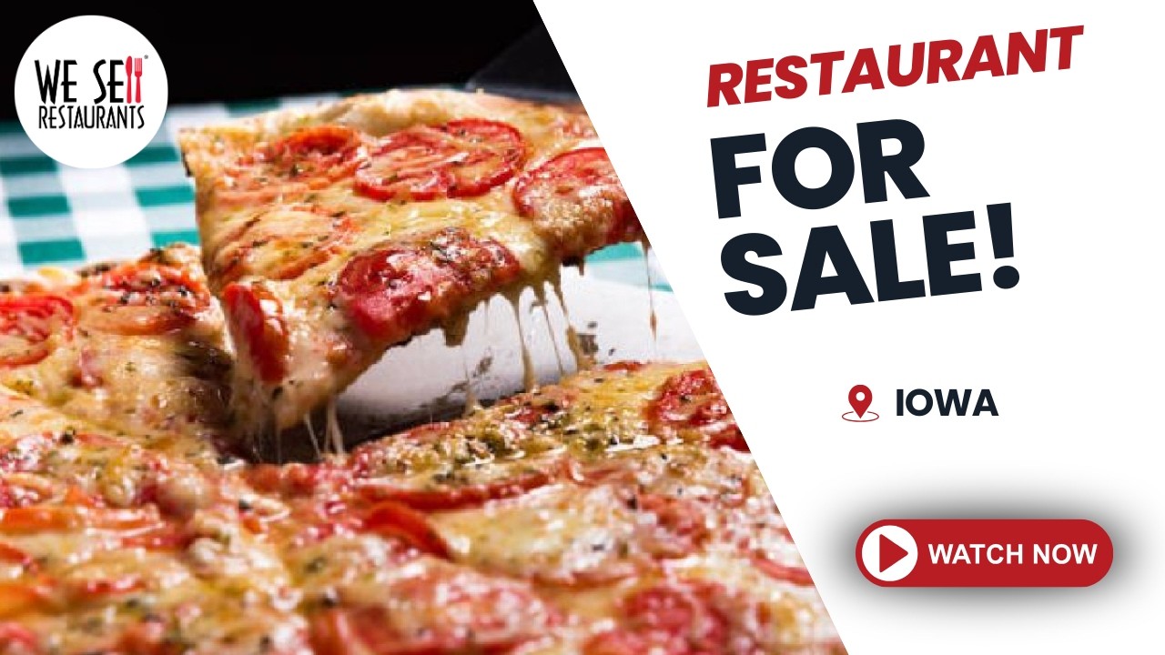 Marion IA Franchise Pizza Restaurant for Sale 🍕 120 Seats | Turnkey Asset!