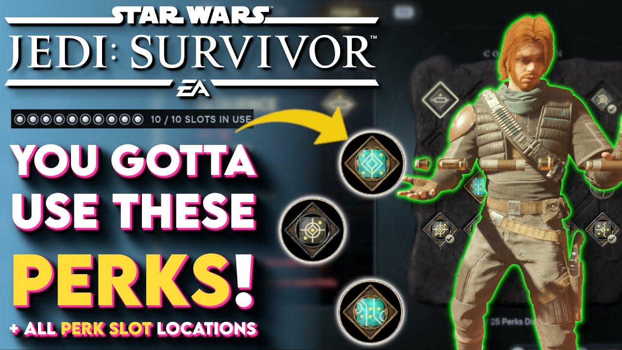 Руководство по расположению лучших перков и всех слотов перков в Jedi Survivor! (Советы и рекомен...
