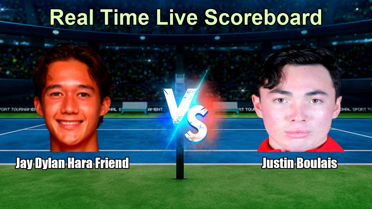 Jay Dylan Hara Friend vs Justin Boulais Live Score - ATP Challenger Little Rock, USA Men Singles