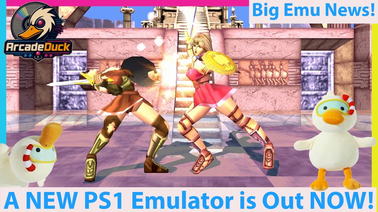 A NEW PS1 Emulator is Out! Arcade Duck! DuckStation for the Arcade