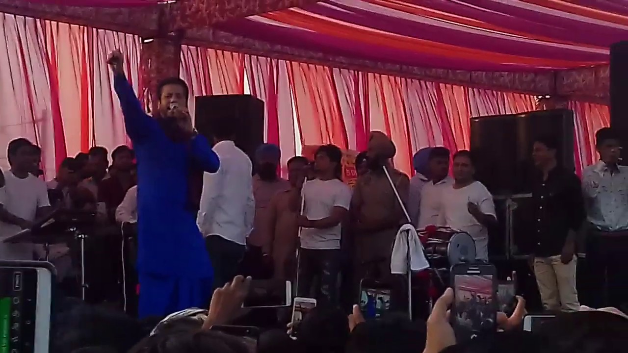 Surjeet khan ! Jutti chu chu kardi aa ! Live at lalru mohali
