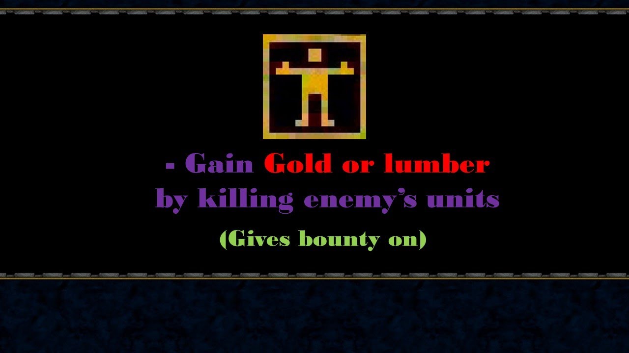 WC3 World Editor: How to gain gold or lumber by killing units