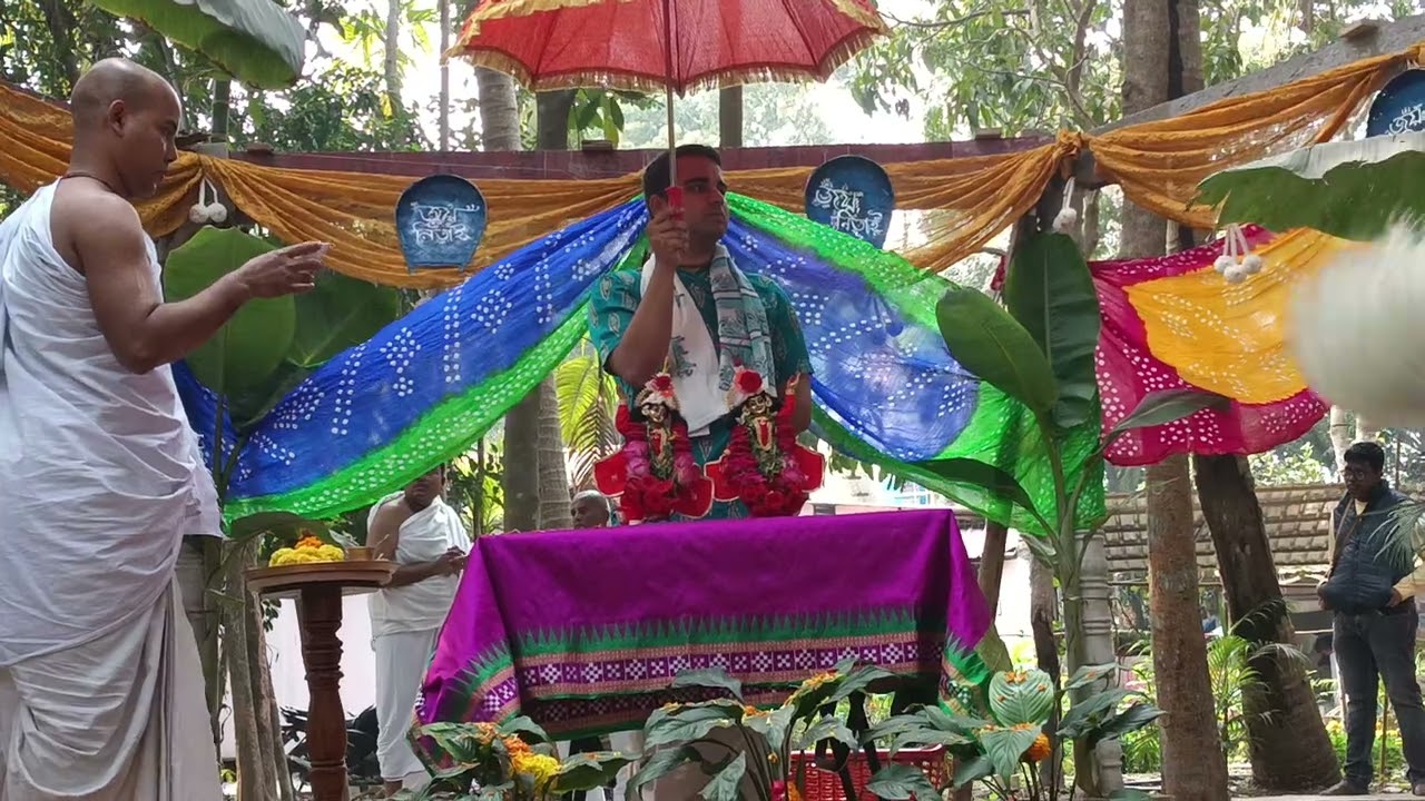 নিত্যানন্দ আবির্ভাব তিথির অনুষ্ঠান 🙏🏻#viralvideo #iskcon #harekrishna 