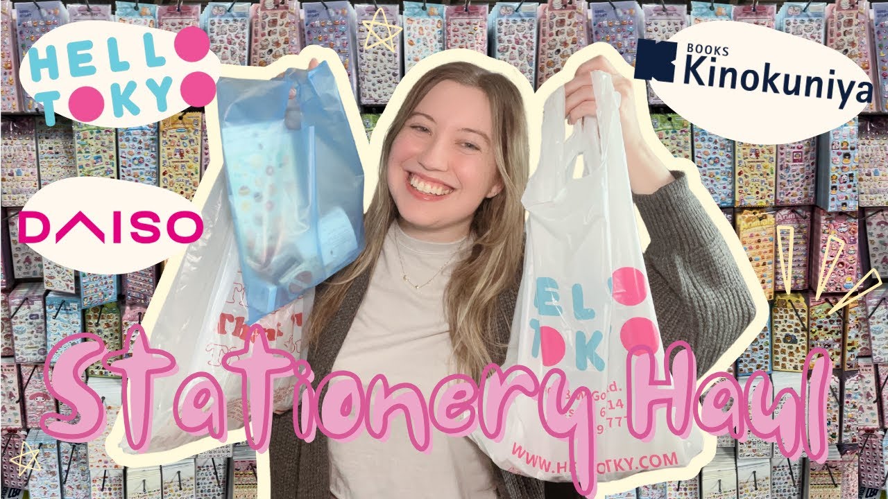 Japanese Stationery Haul! | Hello Tokyo | Kinokuniya | Daiso