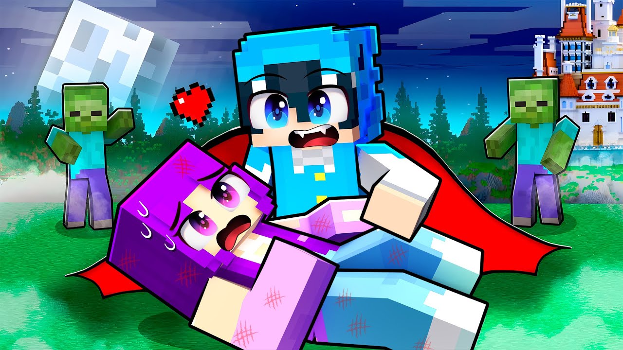 KORUYUCU bir VAMPİRE Dönüştüm! - Minecraft