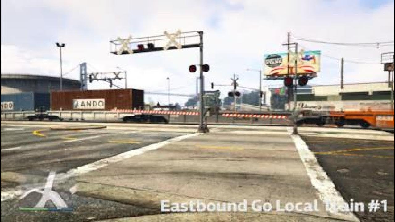 Railfanning In GTA V Online Compilation 4k 30fps