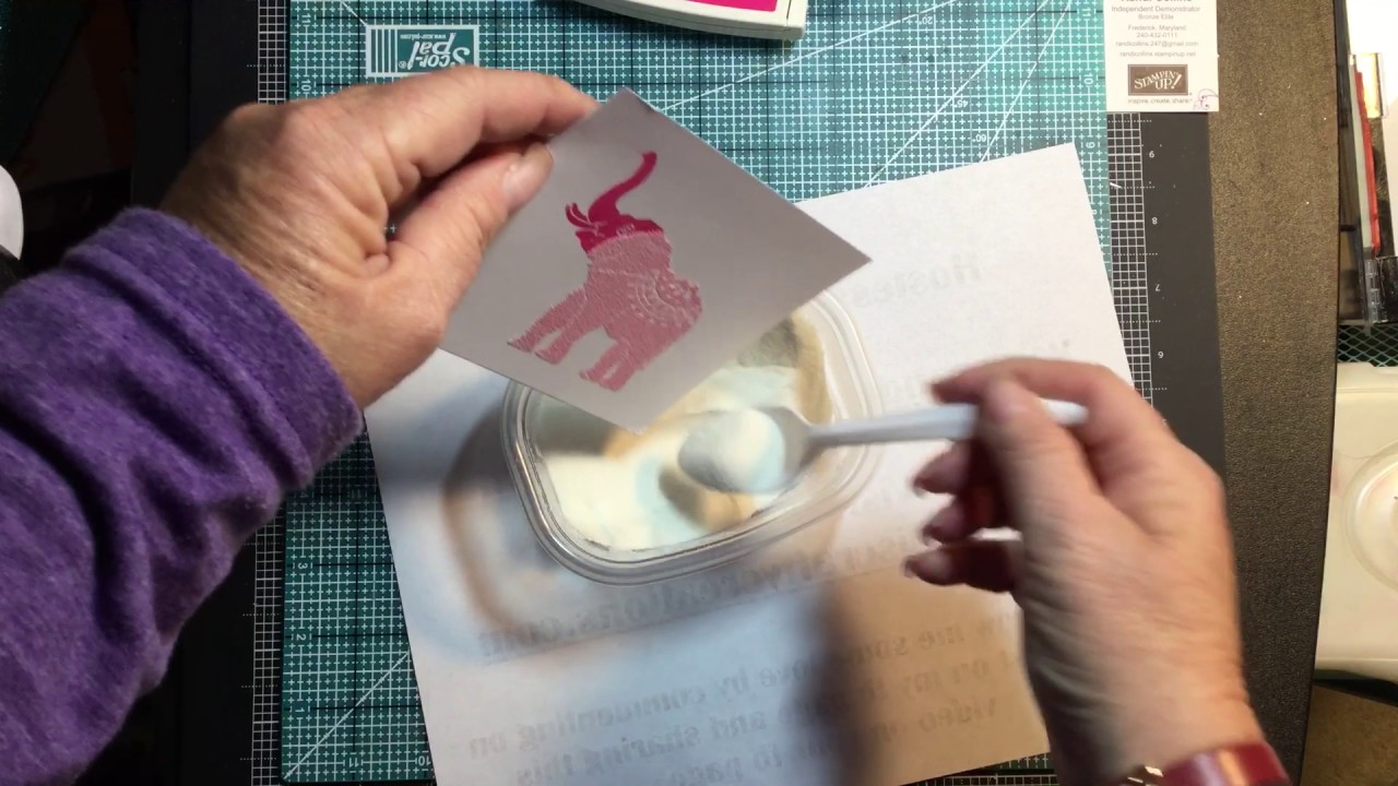Versamark How to Tips & Tricks w/Stampin Up & Stamp Perfect
