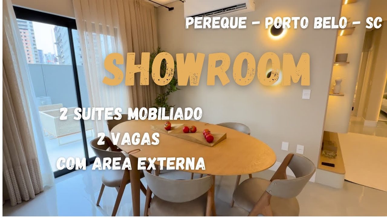 Apartamento de 2 Suites | 2 Vagas | Mobiliado | Pereque - Porto Belo - SC