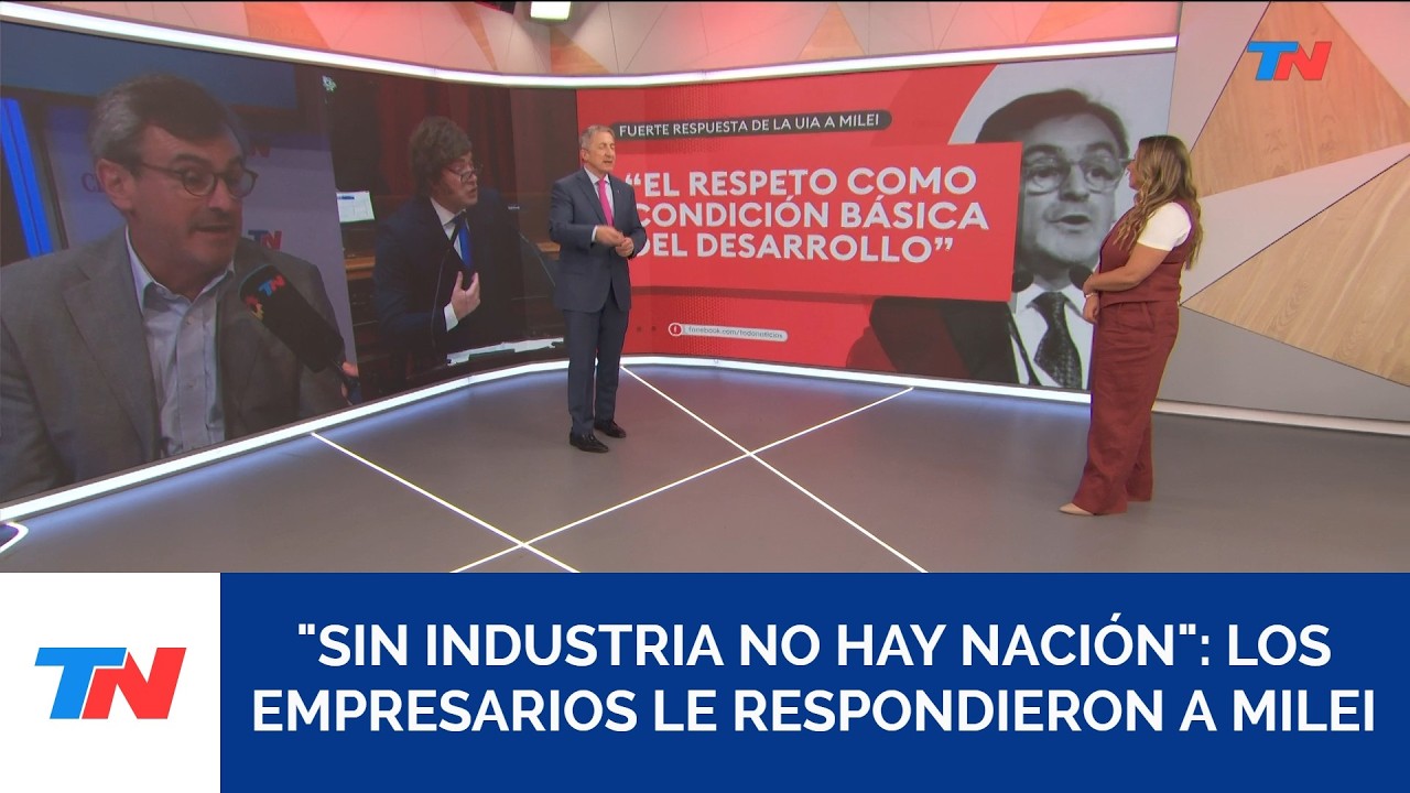 Los empresarios respondieron el ataque del presidente Javier Milei que los calificó de corruptos
