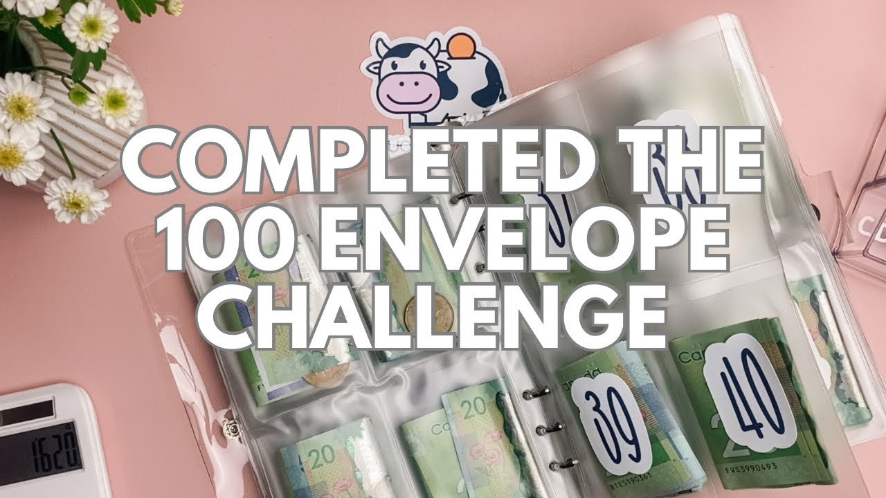 Watch me complete the 100 Envelope Savings Challenge!!