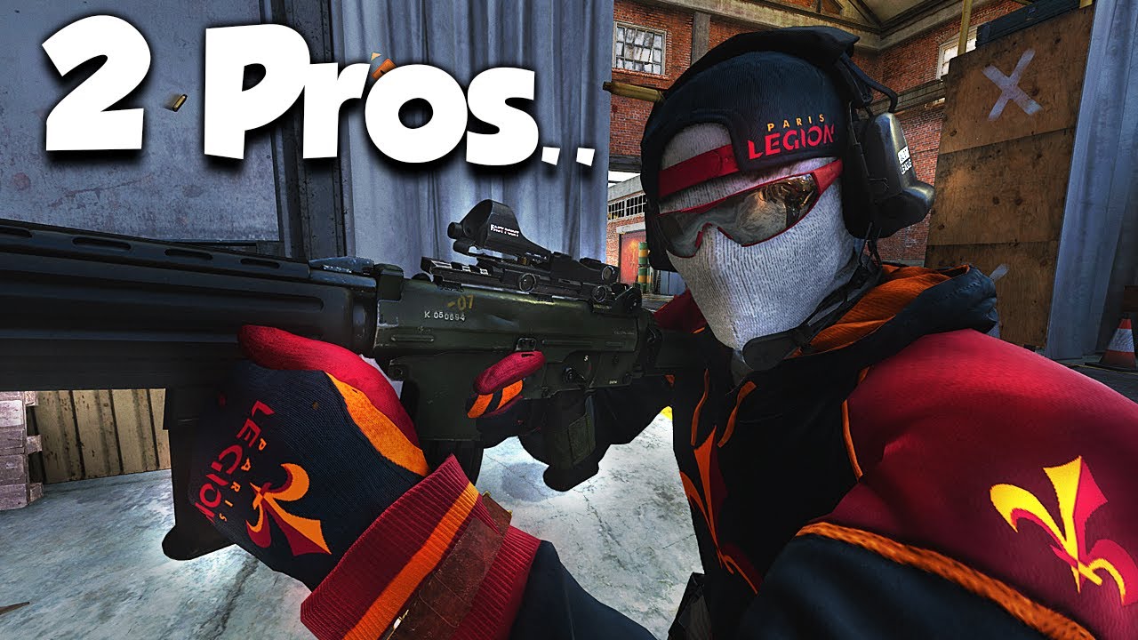 League Play Vs 2 Pro Players! (Paris Fire and Aqua)