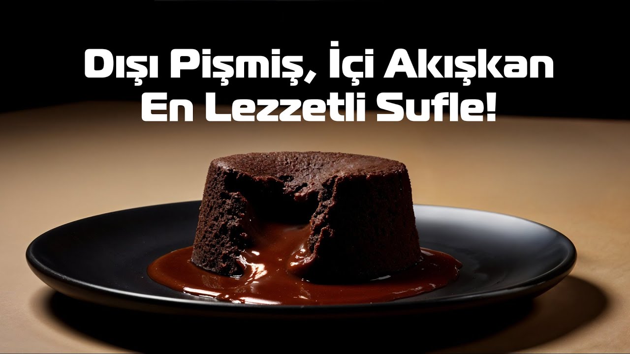 8 Dakikada Akan Çikolatalı Sufle Tarifi! 