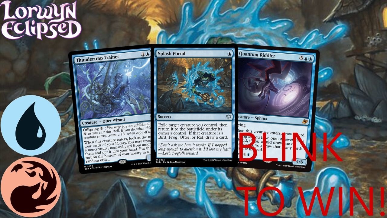 AN INTERESTING BLINK DECK TO PLAY FORM PRO TOUR - IZZET BLINK - LORWYN - MTG ARENA - STANDARD BO1