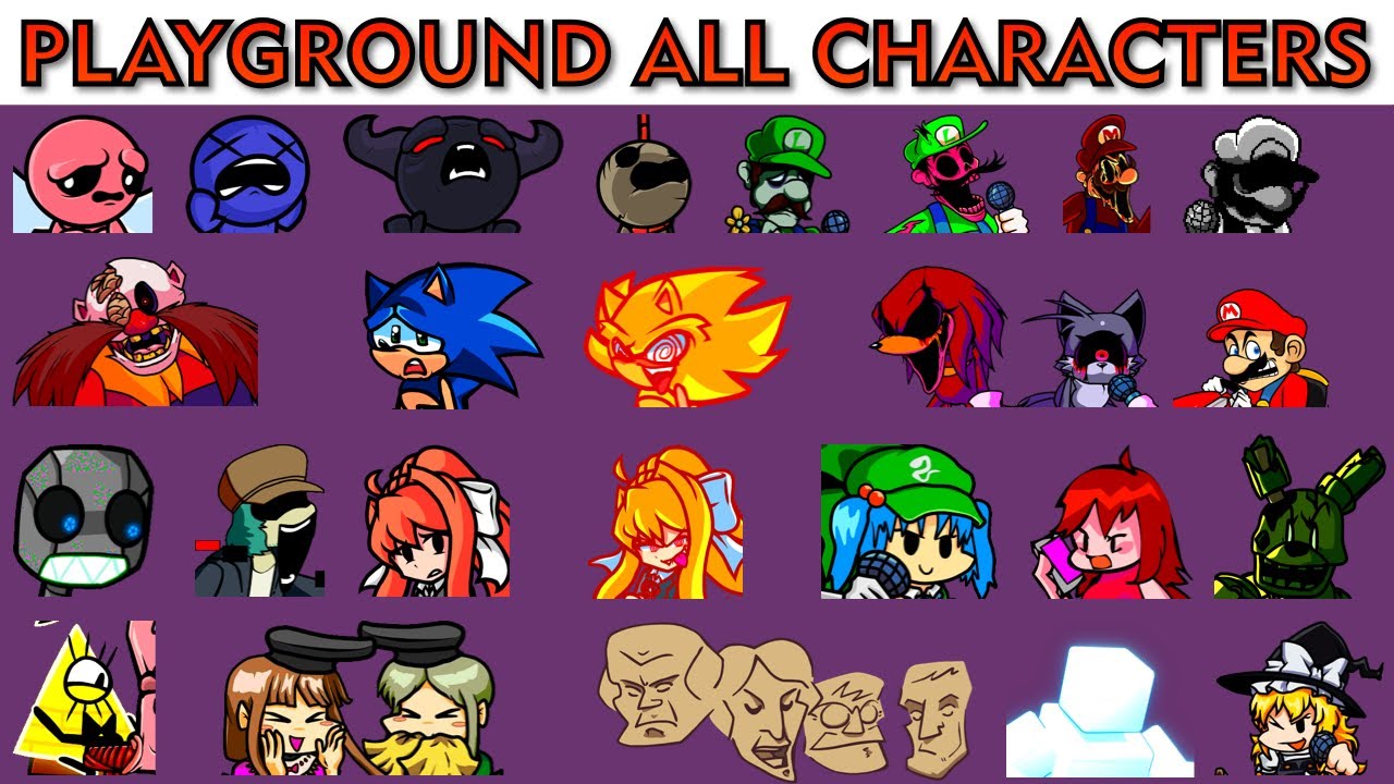 FNF Character Test | Gameplay VS My Playground | ALL Characters Test