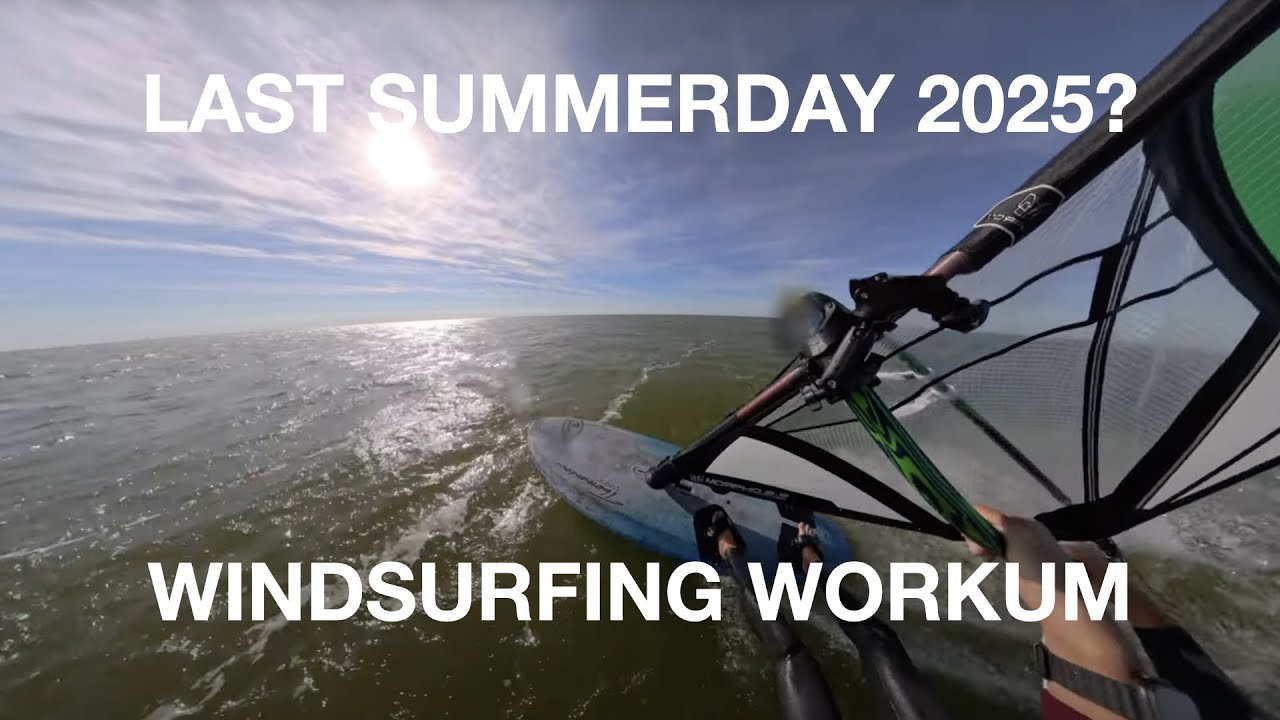 Windsurfing Workum Thommen & Morpho Sails 19-27 Knots South East