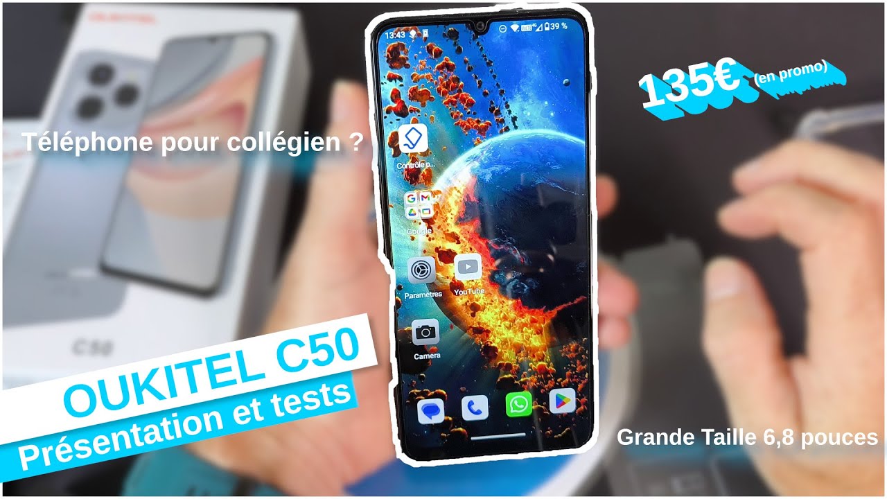 Le Oukitel C50, assurément un téléphone pas cher pour un collégien