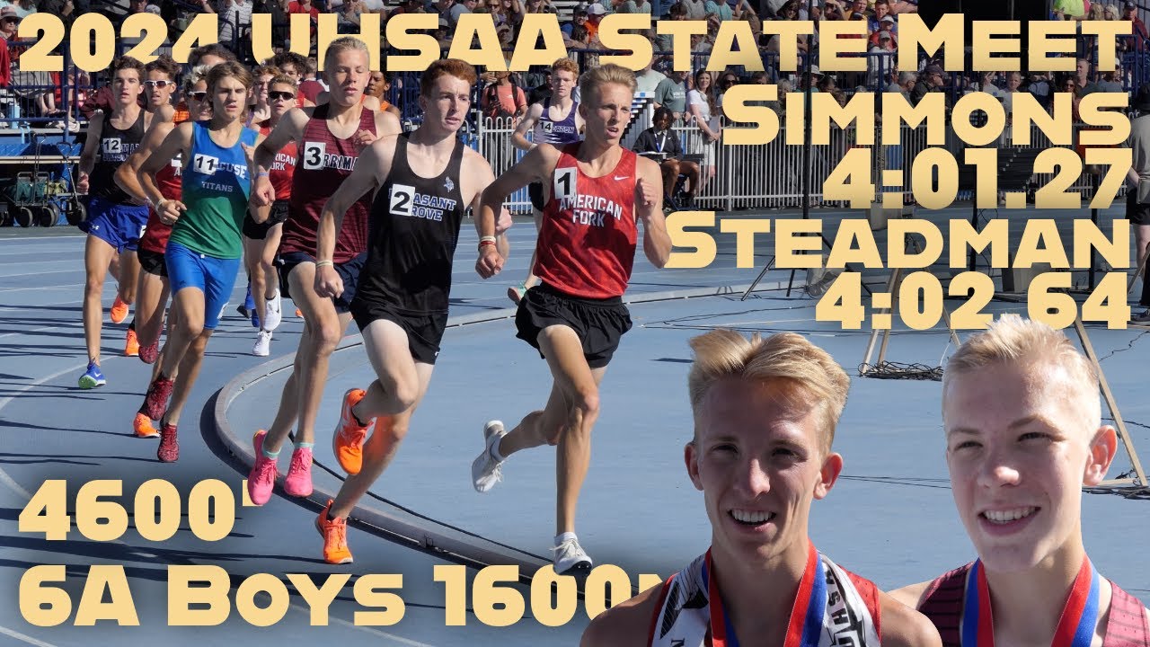 2024 UHSAA 1600m Boys 6A