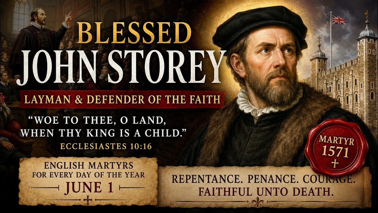 English Martyrs: Bl. John Storey: Reparation (1 June, 1571)