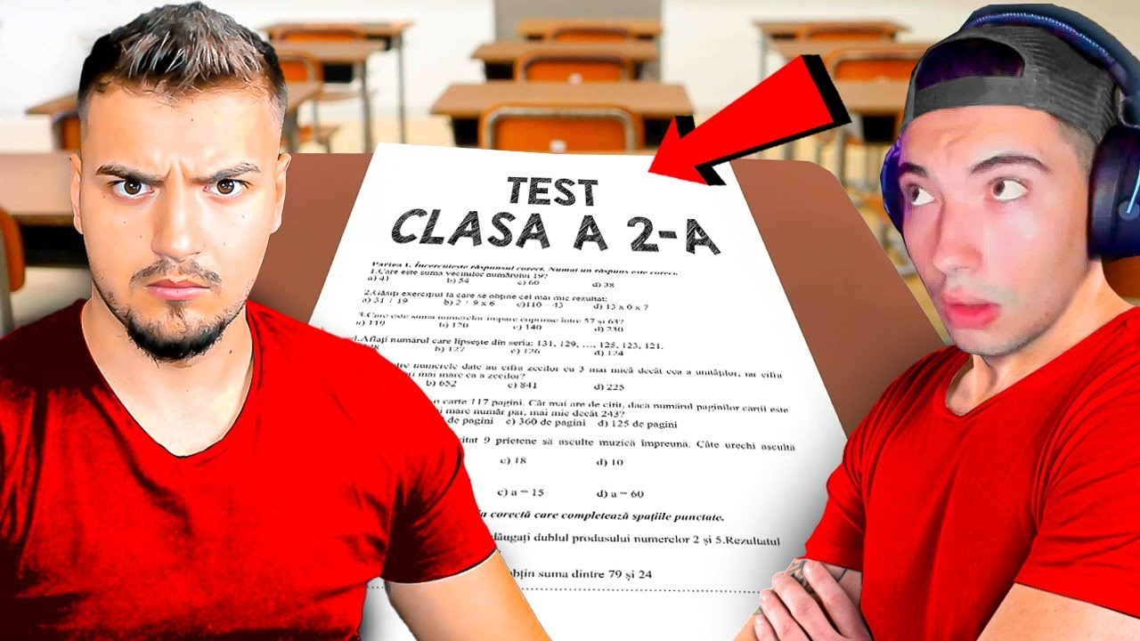 TEST de CLASA A 2 A | NOTA MICA !