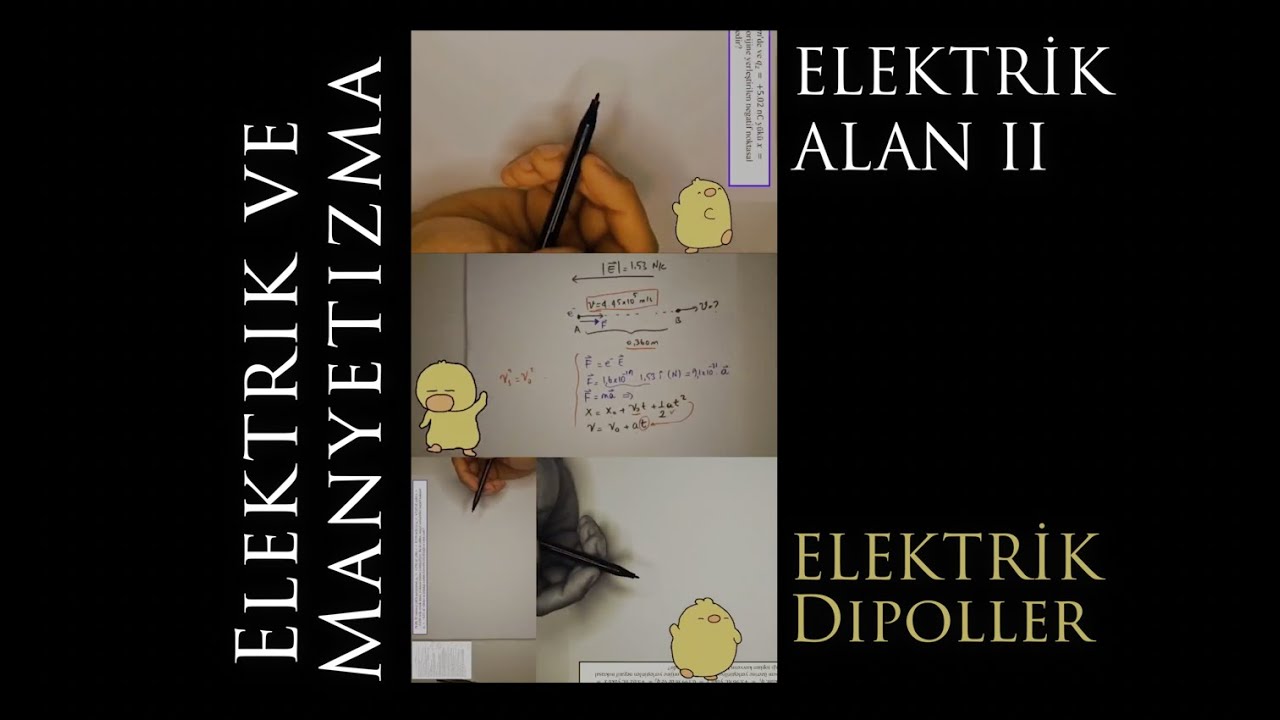 EM2: Elektrik Alan II: Elektriksel Dipoller