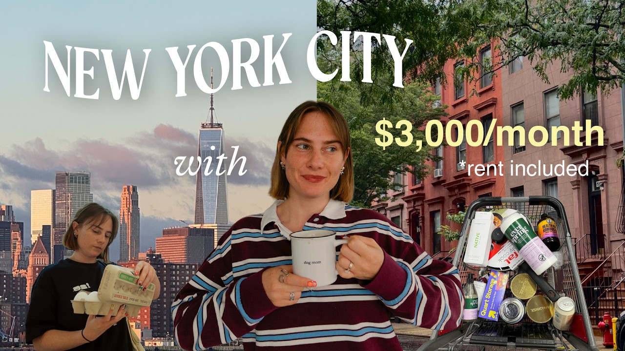 Я живу в Нью-Йорке на $3000 в месяц 💸 (вот как выглядит моя жизнь)