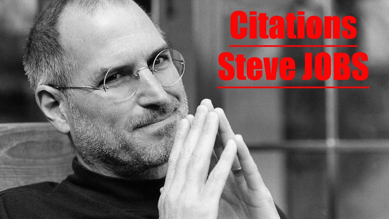 6 Citations Inspirante Et Motivante De Steve JOBS (+1 bonus)