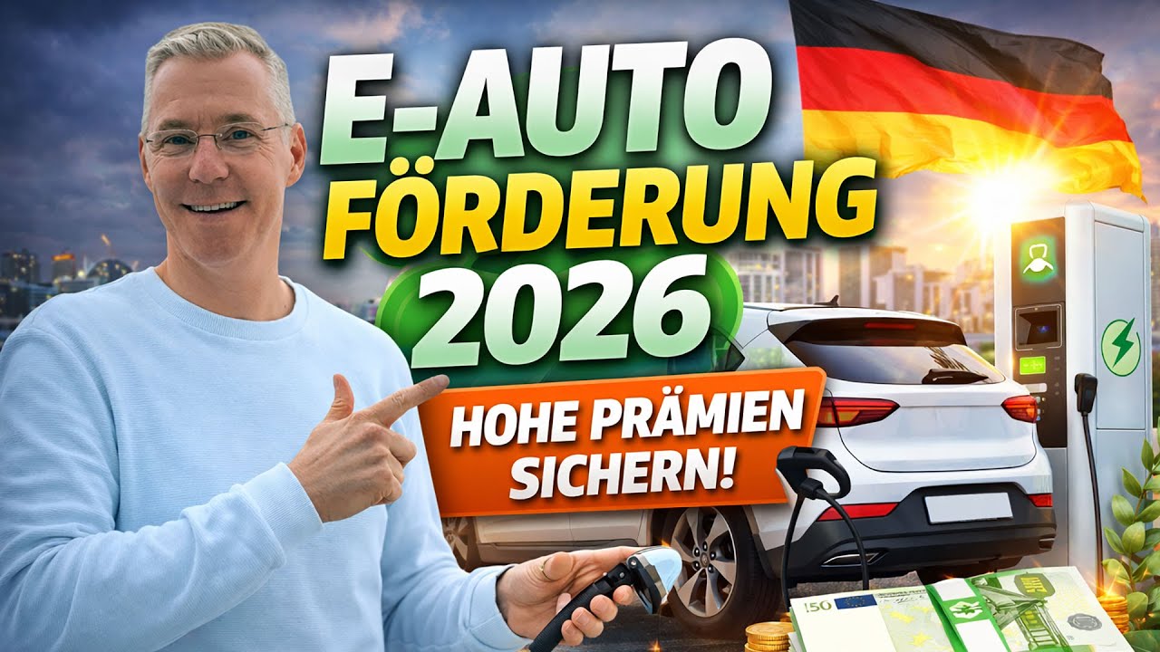 E-Auto F&ouml;rderung 2026 - hohe Pr&auml;mien sichern! I Steuerberater erkl&auml;rt